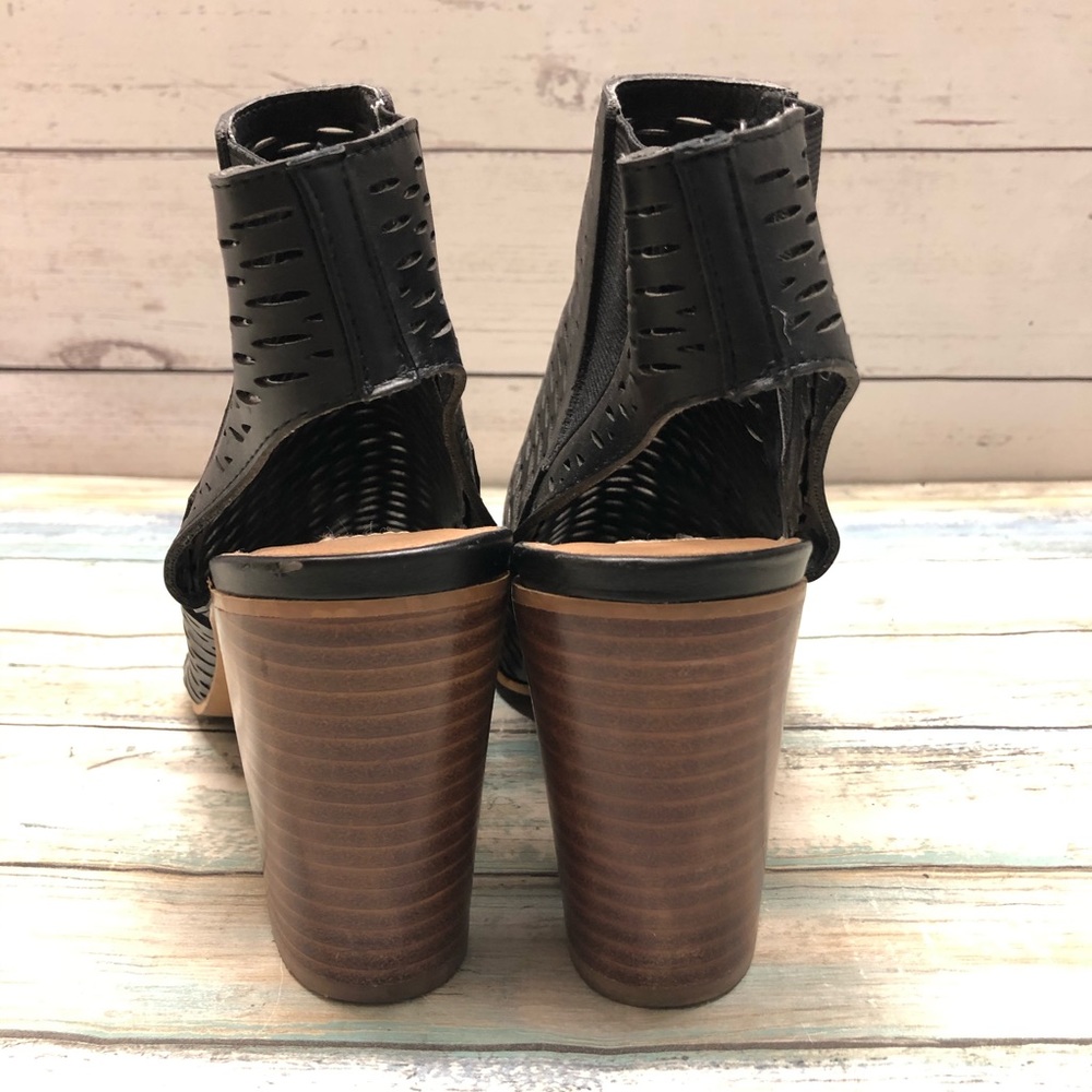 Steve Madden Nancii Booties Perforated Open Toe B… - image 7